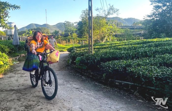 Giao thông thuận lợi mở thêm cơ hội kết nối vùng sản xuất chè với các điểm tham quan, trải nghiệm văn hóa trà.