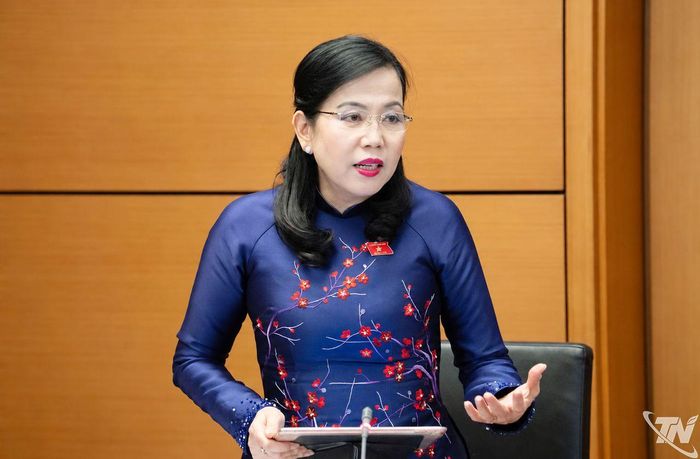 Đại biểu Nguyễn Thanh Hải, Ủy viên Trung ương Đảng, Chủ nhiệm Ủy ban Khoa học, Công nghệ và Môi trường của Quốc hội (Đoàn ĐBQH tỉnh Thái Nguyên) phát biểu thảo luận.