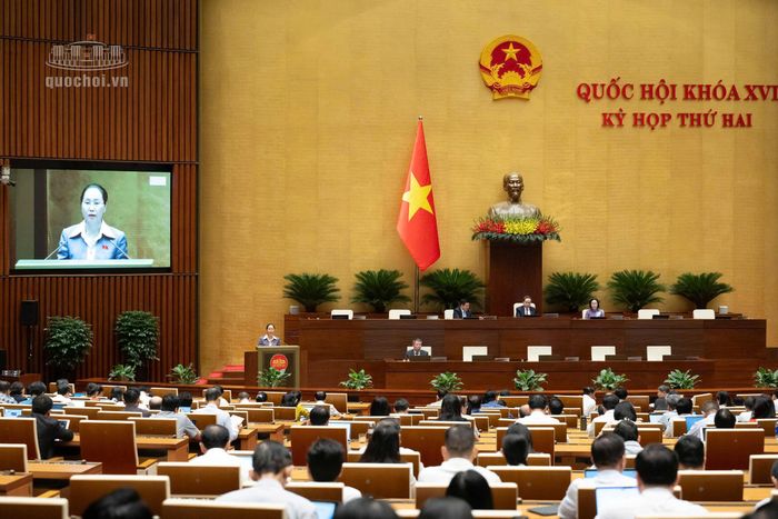 Quang cảnh phiên họp. Ảnh: Media Quốc hội.