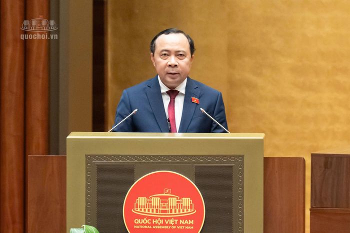Bộ trưởng Bộ Khoa học và Công nghệ Vũ Hải Quân. Ảnh: Media Quốc hội.