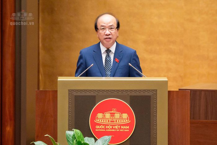 Chủ nhiệm Ủy ban Pháp luật và Tư pháp của Quốc hội Phan Chí Hiếu. Ảnh: Media Quốc hội.