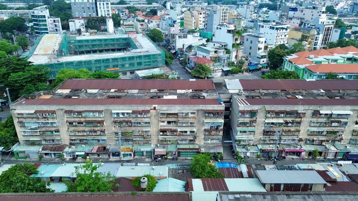 Khu vực chung cư Thanh Đa sẽ được tái thiết sau khi hoàn thành công tác di dời, bàn giao mặt bằng.