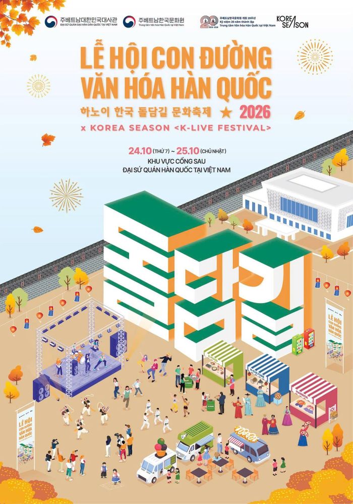 Poster chính thức của sự kiện (Ảnh: Ban Tổ chức)