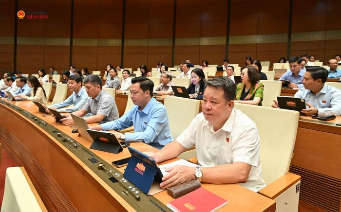 Các đại biểu tham dự phiên họp. Ảnh: Quang Khánh