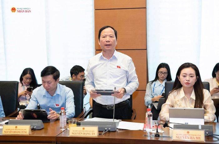 ĐBQH Nguyễn Đặng Ân (Lạng Sơn) phát biểu