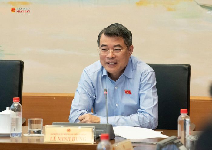 Thủ tướng Lê Minh Hưng phát biểu tại phiên thảo luận tổ chiều 24/10