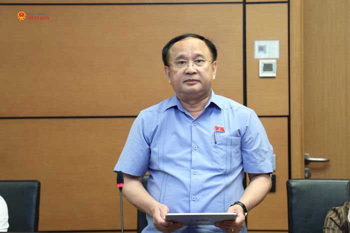 ĐBQH Trần Đức Thuận (Nghệ An) phát biểu.