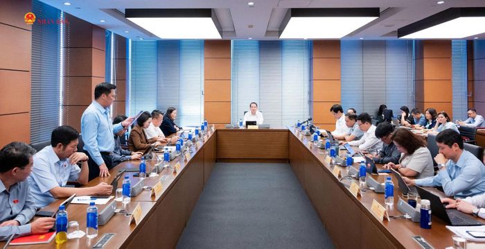 Toàn cảnh phiên thảo luận tại Tổ 9
