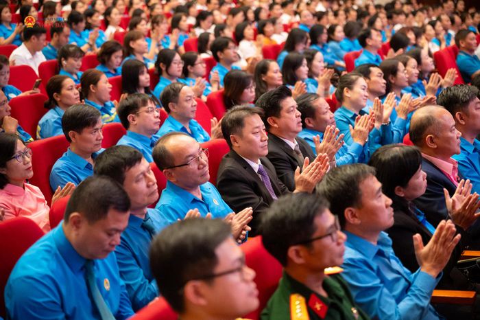 Các đại biểu tham dự lễ Tuyên dương