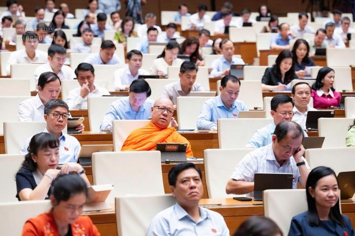 Các đại biểu tại phiên họp sáng ngày 24/10. Ảnh: Media Quốc hội