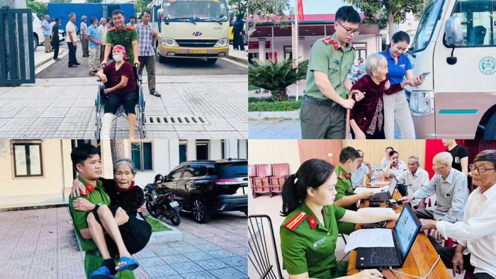 Tại các điểm lấy mẫu tập trung luôn bố trí sẵn đội ngũ tiếp đón để hỗ trợ, hướng dẫn thân nhân lấy mẫu ADN trong điều kiện tốt nhất và nhanh nhất.