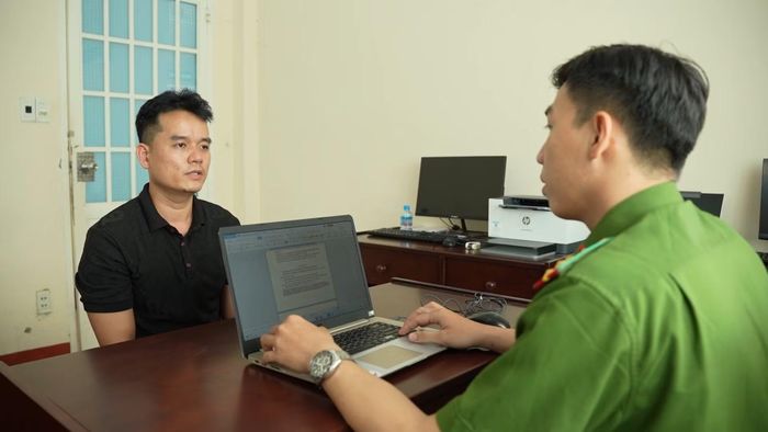 Nguyễn Minh Đắc tại cơ quan điều tra.