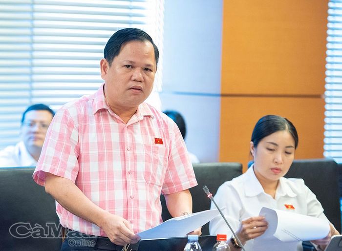 Đại biểu Nguyễn Duy Thanh, Phó Chủ tịch Hiệp hội Doanh nghiệp tỉnh Cà Mau, Uỷ viên Uỷ ban Kinh tế và Tài chính của Quốc hội, 