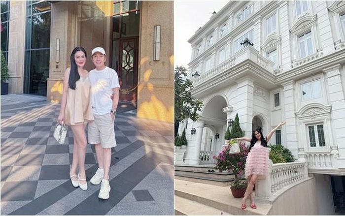 Vũ Luân và Phương Lê chung sống trong căn biệt thự tại TP.HCM có giá khoảng 200 tỷ đồng. Ảnh: FBNV