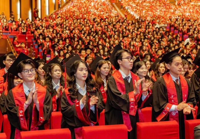 Sinh viên Đại học Ngoại thương tại lễ tốt nghiệp năm 2025. (Ảnh minh họa: FTU Times)