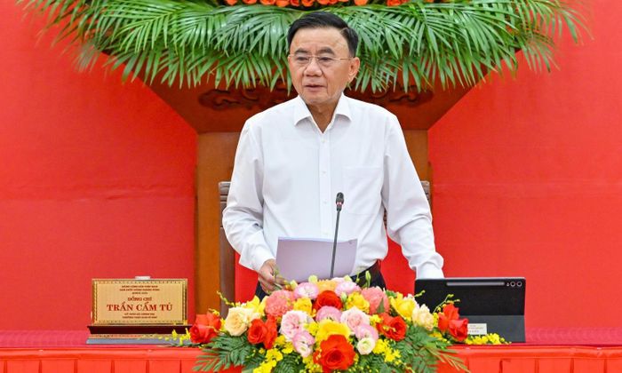 Thường trực Ban Bí thư Trần Cẩm Tú. (Ảnh: Cổng TTĐT Đảng Cộng sản Việt Nam)