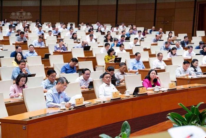 Các đại biểu Quốc hội tham dự phiên họp sáng 24-10. Ảnh: Quochoi.vn