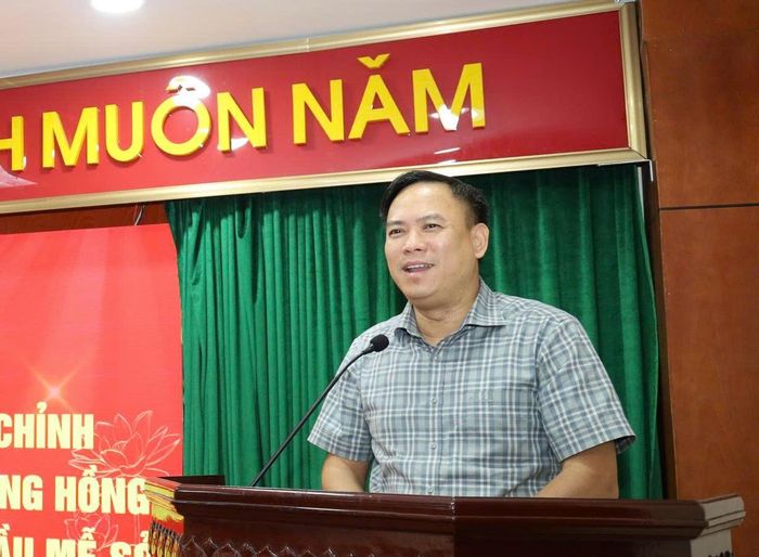 Ông Nguyễn Thăng Long, Phó Chủ tịch UBND phường Yên Sở, chia sẻ. Ảnh: Thái Phương