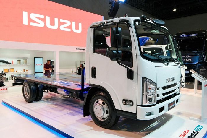 Mẫu xe tải chạy điện mới của Isuzu. Ảnh: PV