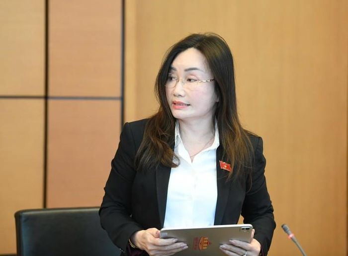 ĐBQH Phạm Thu Xanh - Đoàn ĐBQH thành phố Hải Phòng. Ảnh: Lê Bảo