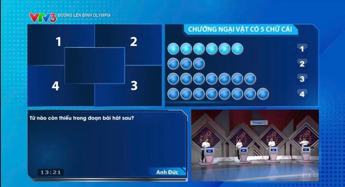 Từ khoá "Đông A" giúp Anh Đức giành nhiều lợi thế về điểm số. 