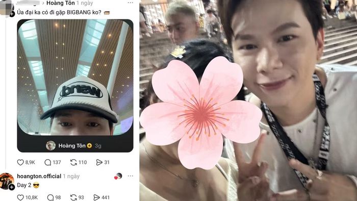 Giữ đúng lời hứa với fan, "Anh tài" Hoàng Tôn liên tục xả ảnh "check-in" tại sân vận động Mỹ Đình lên mạng xã hội Locket, chứng minh độ chiều fan "10 điểm không có nhưng".