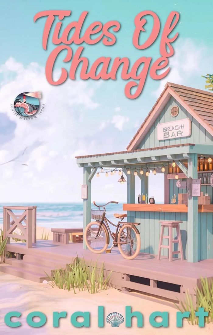 Tides of Change (tạm dịch: Những con sóng đổi thay) là tiểu thuyết tình cảm do Coral Hart sáng tác với sự hỗ trợ của AI. Ảnh: Coral Hart.