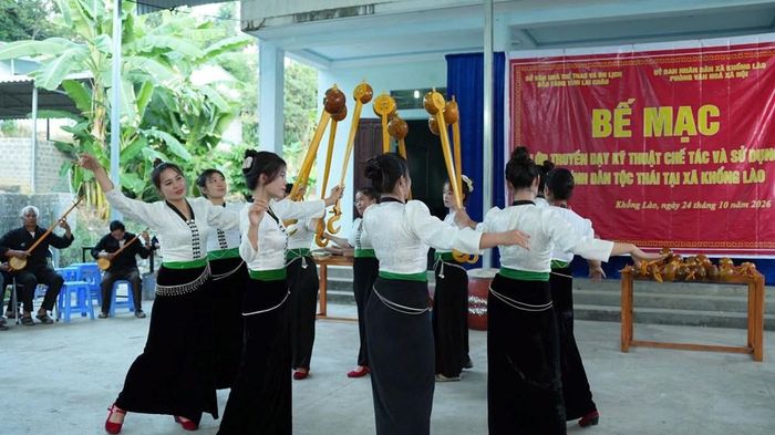 Tiết mục đặc sắc do các học viên trình diễn tại lễ bế mạc