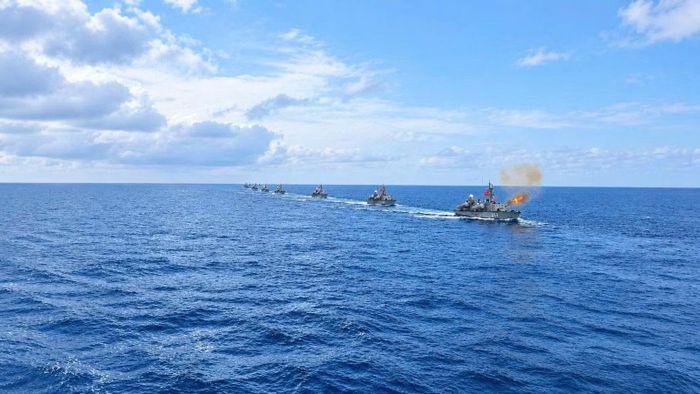 Đảng ủy, Bộ Tư lệnh Vùng 3 Hải quân xác định tập trung xây dựng Vùng vững mạnh về chính trị, làm cơ sở nâng cao chất lượng tổng hợp, sức mạnh và khả năng sẵn sàng chiến đấu. (Ảnh: Vùng 3 Hải quân cung cấp)