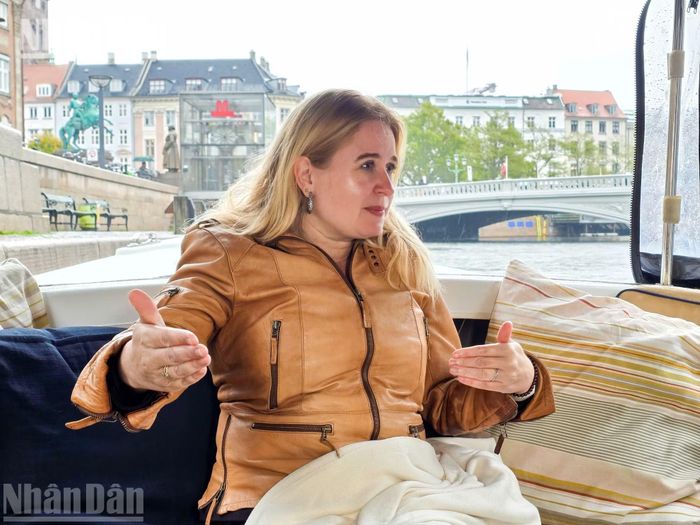 Bà Monica Magnussen, Trưởng phòng Đối ngoại thuộc Sở Khí hậu và phát triển đô thị thành phố Copenhagen.