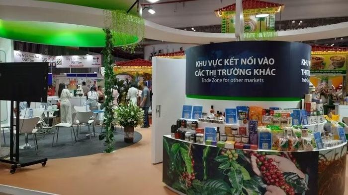 Khu vực kết nối B2B tại Tuần lễ lương thực, thực phẩm Thành phố Hồ Chí Minh (Ảnh: CTV)
