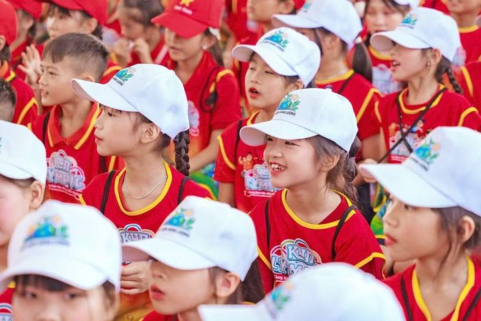 Không khí vui tươi ngập tràn Ngày hội. (Ảnh: Hội đồng Đội Trung ương cung cấp)