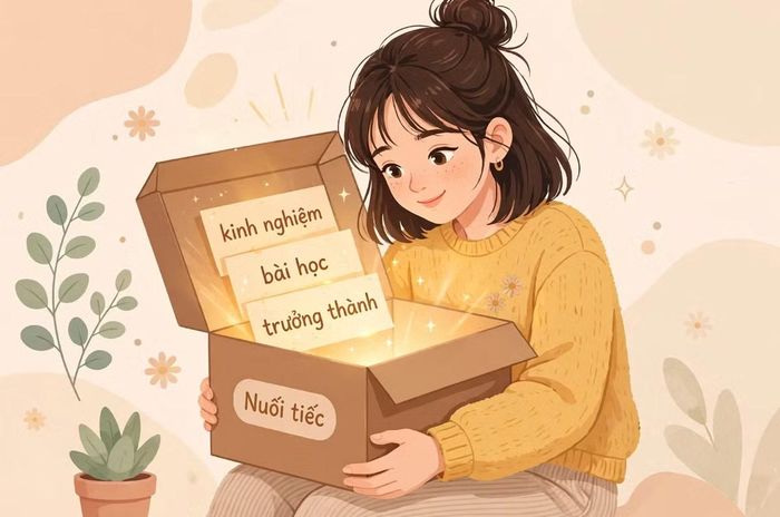 Sống tốt hơn hôm nay thay vì cố sửa lại ngày hôm qua. Ảnh: @Meta AI.