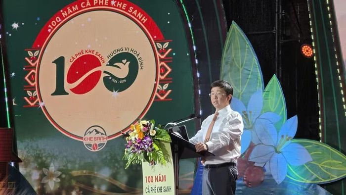Ông Bùi Hoàng Phương, Chủ tịch UBND tỉnh Quảng Trị nhấn mạnh việc xây dựng thương hiệu cà phê Khe Sanh.