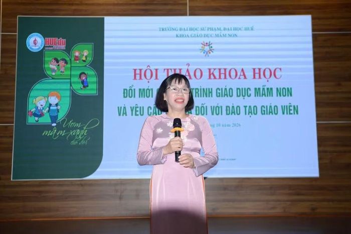 TS Nguyễn Thị Thanh Huyền, chuyên viên cao cấp Vụ Giáo dục Mầm non, Bộ GD&ĐT làm rõ những định hướng cốt lõi của Chương trình Giáo dục mầm non mới.