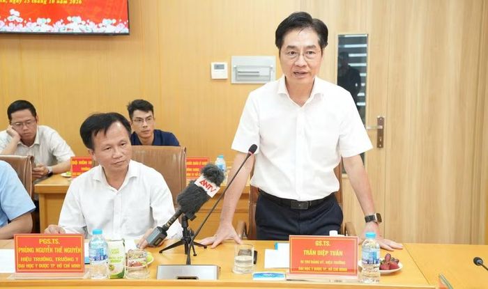 GS.TS.BS Trần Diệp Tuấn - Hiệu trưởng Trường Đại học Y Dược TPHCM.