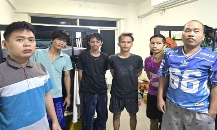 Một số trường hợp người nước ngoài làm việc không phép tại một doanh nghiệp trong Khu công nghiệp Đồng Xoài III (ảnh: CACC)