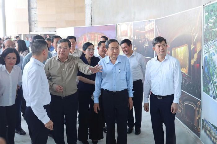Đoàn công tác kiểm tra các dự án phục vụ APEC 2027 tại Phú Quốc sáng 25/10.