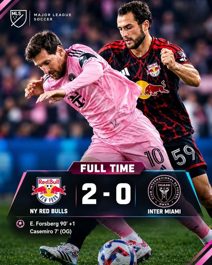 Messi không thể cứu giúp đội nhà - Ảnh: MLS