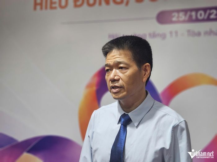 PGS.TS Lê Hữu Doanh, Giám đốc Bệnh viện Da liễu Trung ương. Ảnh: Võ Thu