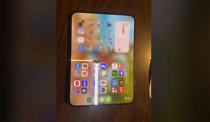 Màn hình bên trong của iPhone Duo bị hỏng chỉ sau ba giờ sử dụng. Hình ảnh từ Reddit