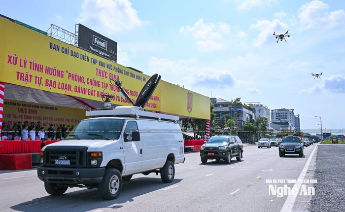 Diễu hành phương tiện. Ảnh: Thành Cường
