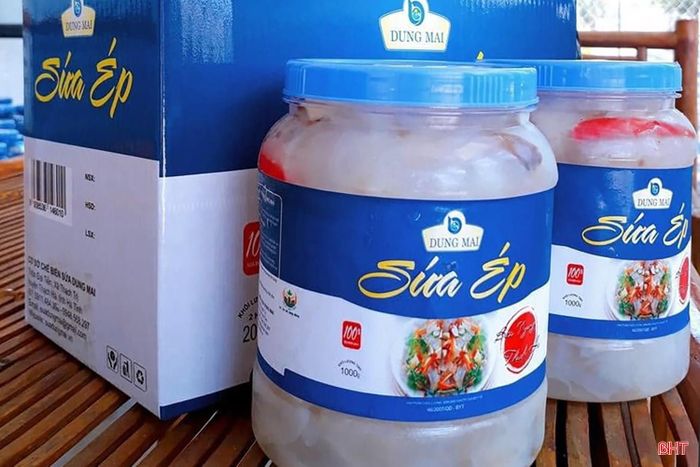 Sứa ép Mai Dung đã xuất khẩu đi thị trường Nhật Bản và Trung Quốc, sản lượng đạt 20-30 tấn/năm.