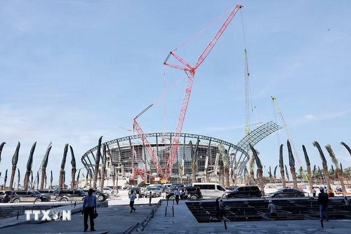 Dự án Trung tâm Hội nghị APEC. (Ảnh: Doãn Tấn/TTXVN)