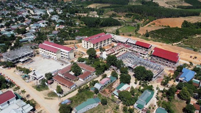 Trường phổ thông nội trú liên cấp tiểu học – trung học cơ sở xã Rờ Kơi tỉnh Quảng Ngãi. Ảnh: Dư Toán/TTXVN