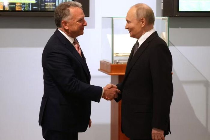 Tổng thống Nga, Putin tiếp đặc phái viên của Tổng thống Mỹ, Steve Witkoff tại St. Petersburg. Ảnh: Văn phòng Tổng thống Nga