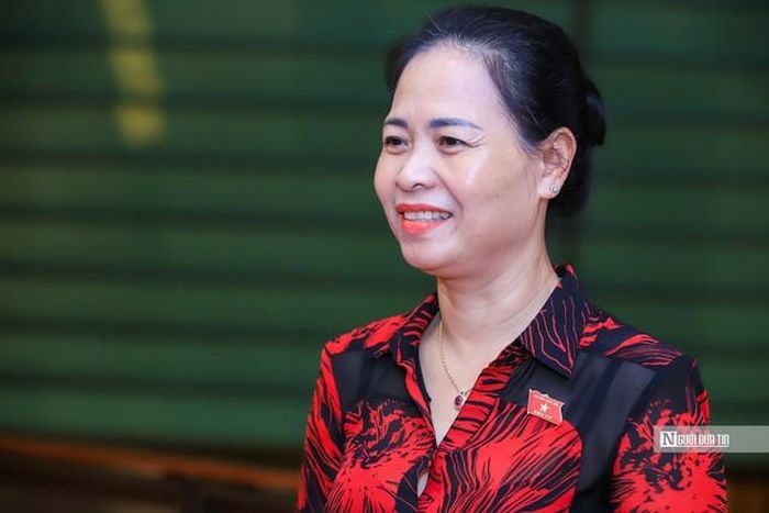 ĐBQH Nguyễn Thị Thu Dung (Ảnh: Hữu Thắng).