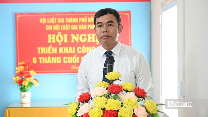 Luật gia Chu Văn Hiển, Phó trưởng Ban Tuyên truyền, phổ biến và xây dựng pháp luật, Hội Luật gia Tp.Đồng Nai.