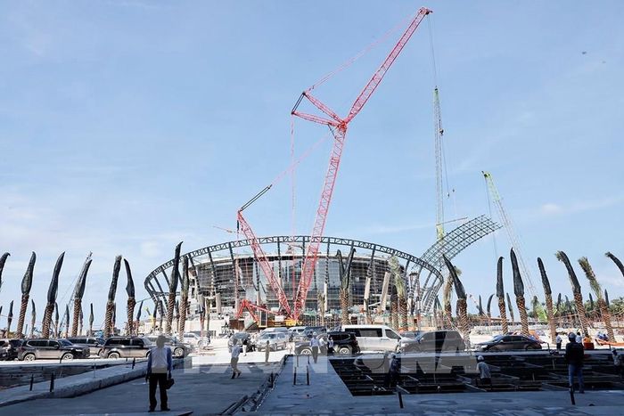 Dự án Trung tâm Hội nghị APEC. Ảnh: Doãn Tấn - TTXVN