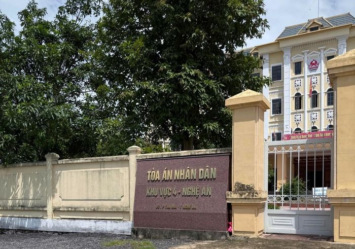 Trụ sở Tòa án nhân dân khu vực 4 - Nghệ An.